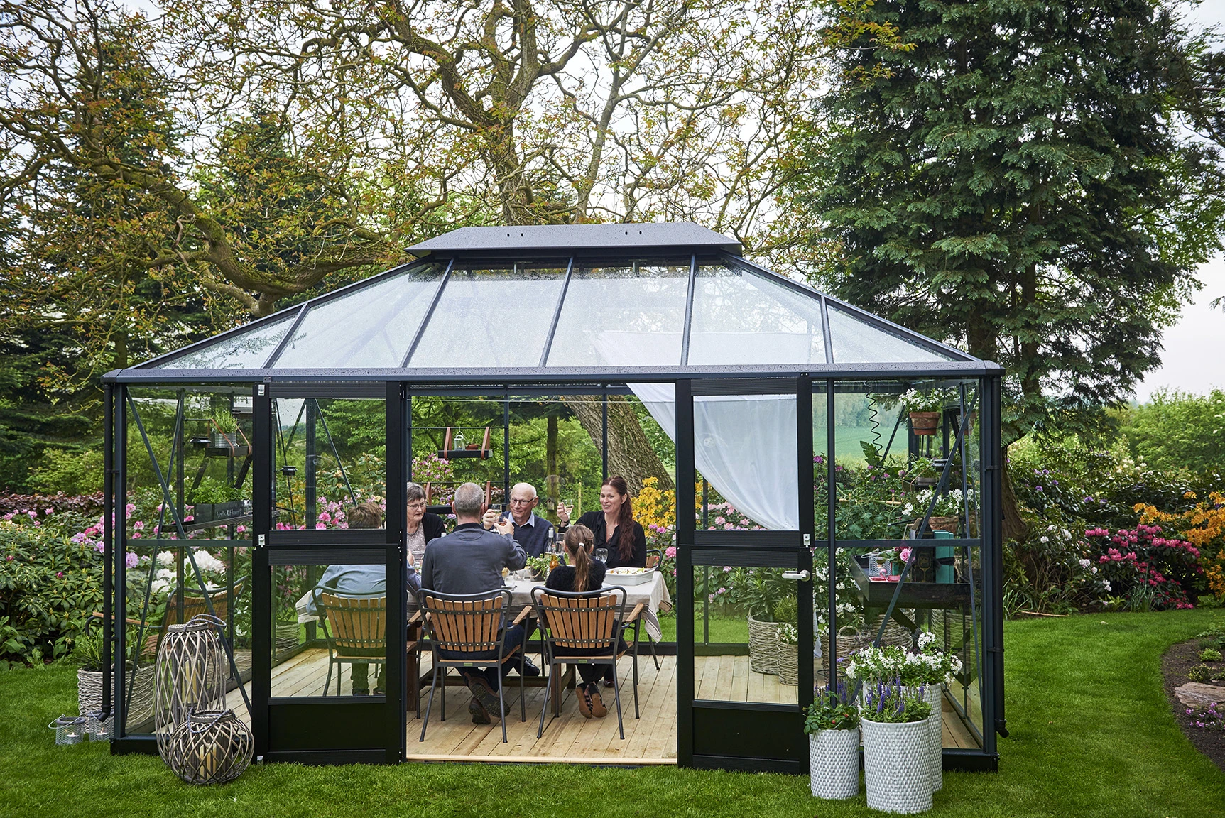 Royal Well Tuinkamer Grand Oase 13 m2 Antraciet - Afbeelding 2